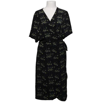 Wikkeljurk (Zwart, Geel) van Zizzi Elastaan, Polyester