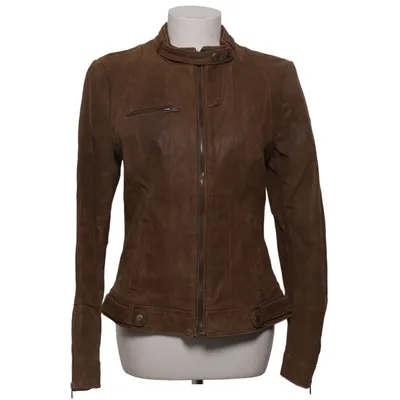Veste en cuir (Marron) de Desires Cuir, Polyester