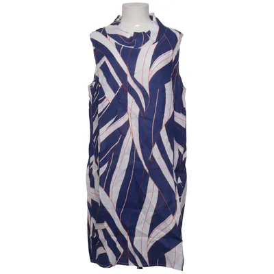 Dress (Blue, White, Orange) from Lina Tomei Linen