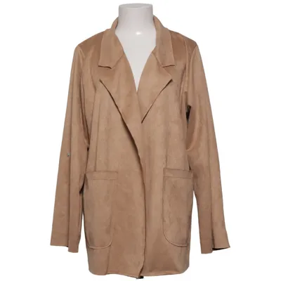 Coat (Beige) from Hailys Elastane, Polyester
