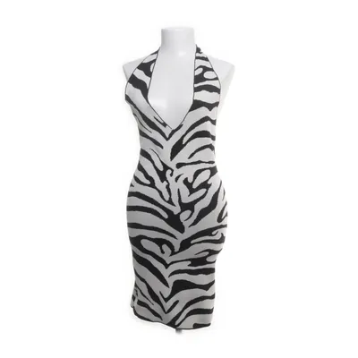 Halternek jurk (Zwart, Wit) van Gina Tricot Polyester