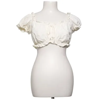 Dirndl blouse (Wit) van Obsession Stockholm Katoen