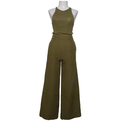 Palazzo pants (Green) from Mango Cotton, Linen, Polyester, Polyurethane, Viscose