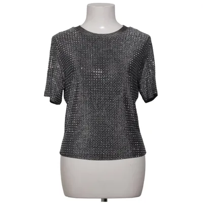 Top (Gray, Silver) from Flammode Elastane, Polyester