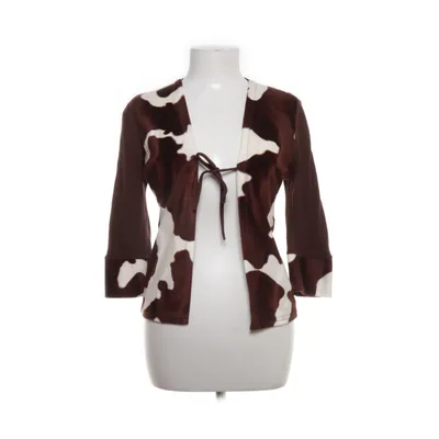 Cardigan (Brun, Hvid) fra Hennes Collection Elastan, Polyester, Viscose