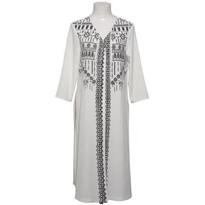 Cardigan (Wit, Zwart) van Oxygene Elastaan, Polyester