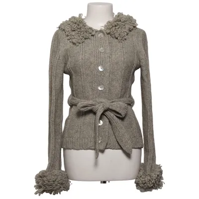 Strickjacke (Grau) von Anna Holtblad Wolle