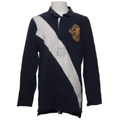 Rugbytröja (Blå, Vit) från Ralph Lauren Rugby Bomull, Elastan