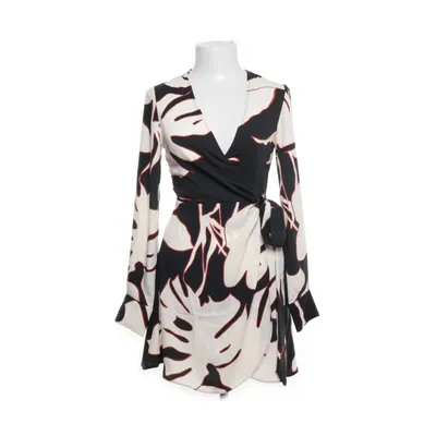 Wrap dress (Black, White) from H&M Modern Classic Polyester