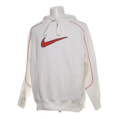 Huvtröja (Vit, Röd) från Nike Bomull, Polyester