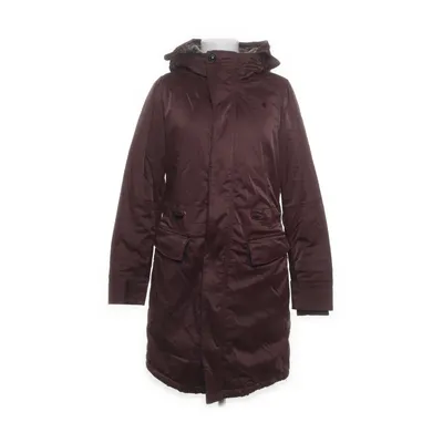 Winter coat (Purple, Brown) from Raw Nylon, Polyester, Cotton, Elastane, Fur, Polyurethane