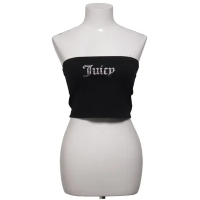 Top tube (Noir) de Juicy Couture Coton, Élasthane, Polyester