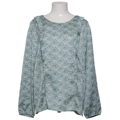 Blouse (Blauw, Groen, Wit) van Plus Fine Polyester