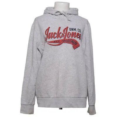 Sweat à capuche (Gris) de Jack & Jones Coton, Polyester, Viscose