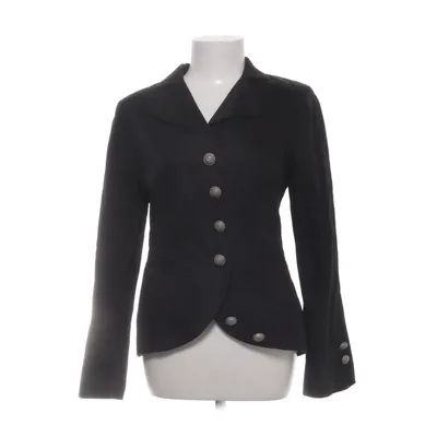 Blazer (Noir) de Mothwurf Coton, Fibre métallique