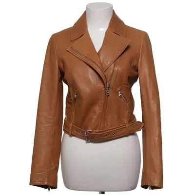 Veste de motard (Marron) de Massimo Dutti Cuir