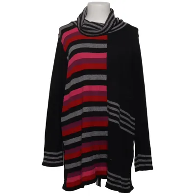 Turtleneck (Sort, Flerfarvet) fra Handberg Akryl, Elastan, Polyester, Viscose