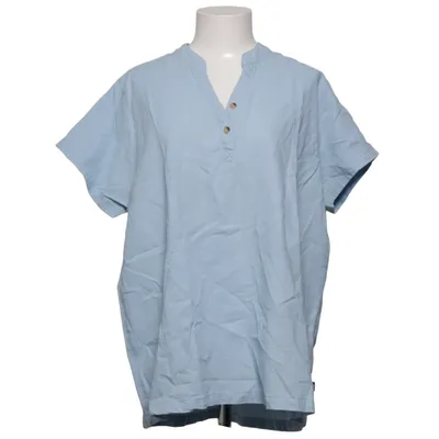 Top (Blauw) van Tuxer Linnen, Viscose