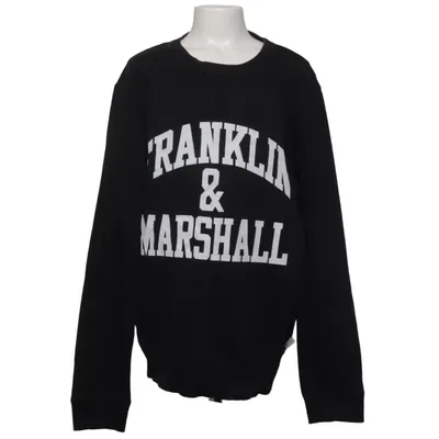Sweatshirt (Black, White) from Franklin Marshall Cotton, Polyester