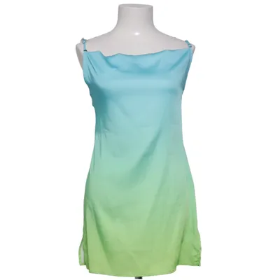 Klänning (Grön, Blå) från Bershka Elastan, Polyester
