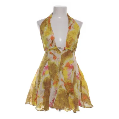 Halterneckklänning (Gul, Flerfärgad) från Zara Bomull