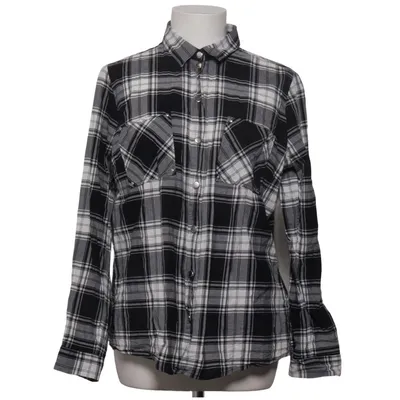 Flannel shirt (Black, White, Gray) from BPC Bonprix Collection Cotton