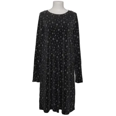 Robe (Noir, Argent) de MyWear Woman Élasthane, Fibre métallique, Polyamide