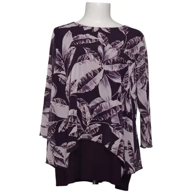 Blouse (Purple) from Bassini Elastane, Polyester