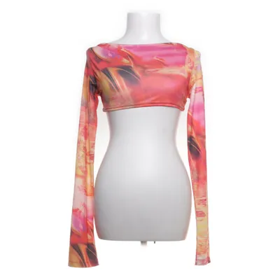 Crop top (Red, Multicolored) from Jaded London Polyester, Elastane