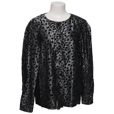 Blouse (Zwart, Grijs) van Dots Acetaat