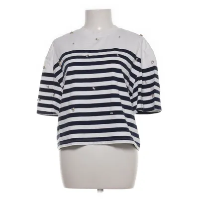 T-shirt à manches longues (Bleu, Blanc) de Sandro Coton