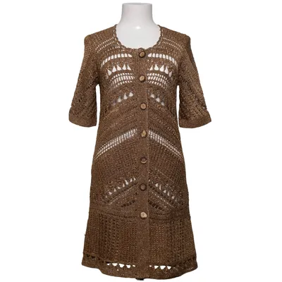 Cardigan (Brun, Guld) fra Diane von Furstenberg Acetat, Nylon, Polyester