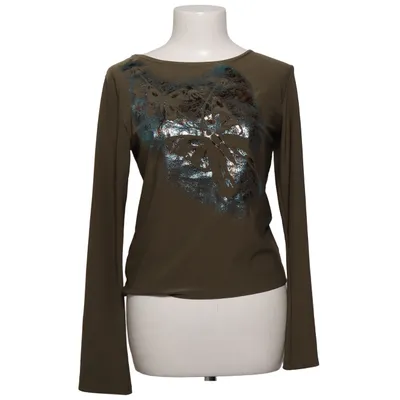 Langarmshirt (Grün, Blau) von Kaffe Elasthan, Polyester