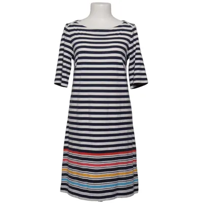 Jurk (Blauw, Wit, Meerkleurig) van Tommy Hilfiger Katoen, Elastaan, Modal