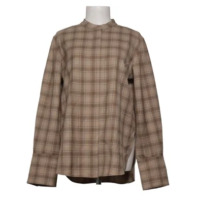 Chemise (Beige, Marron) de Arket Acétate, Élasthane, Polyester, Laine
