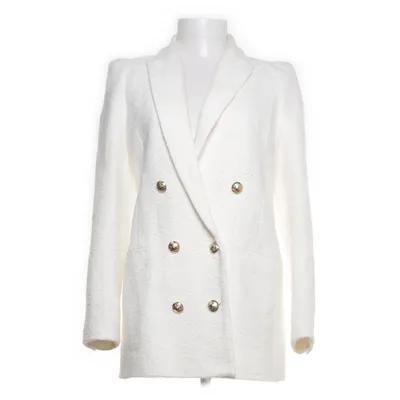 Blazer (White) from Zara Elastane, Polyester