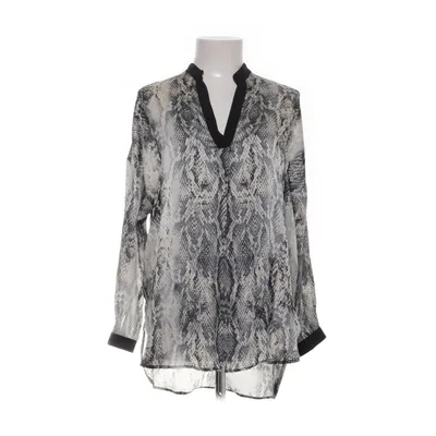 Blus (Grå, Vit, Svart) från Zara Basic Polyester