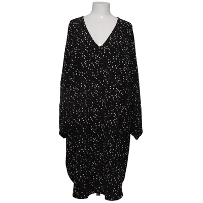Dress (Black, Beige) from Zizzi Elastane, Polyester