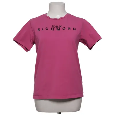 T-shirt (Pink) fra John Richmond Bomuld, Elastan