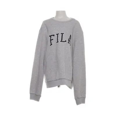 Collegetröja (Grå) från Fila Bomull, Elastan, Polyester