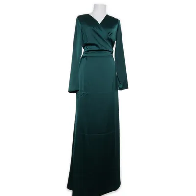 Evening gown (Green) from Bubbleroom Elastane, Recycled polyester