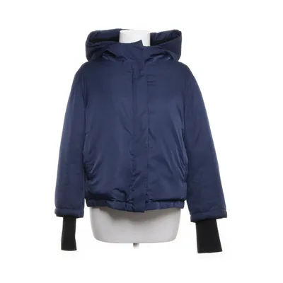 Donsjack (Blauw) van DKNY Polyester, Imitatiebont, Merinowol, Nylon, Elastaan, Dons