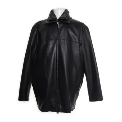 Leren jack (Zwart) van Canda C&A Polyester, Leer, Viscose