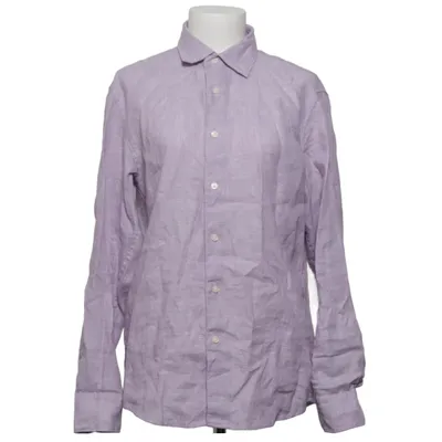 Shirt (Purple) from Uniqlo Linen