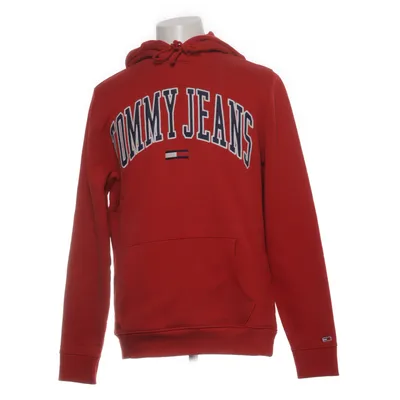 Huvtröja (Röd) från Tommy Hilfiger Jeans Bomull