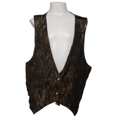 Jakkesætsvest (Brun, Flerfarvet) fra Junior Executive Bomuld, Polyester, Viscose