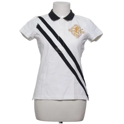 Pikétröja (Vit, Svart) från Ralph Lauren Rugby Bomull, Elastan