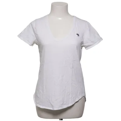 T-shirt (Hvid) fra Abercrombie & Fitch Bomuld