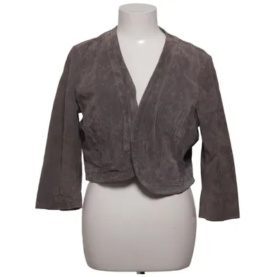 Veste en cuir (Marron, Gris) de Paprika Daim
