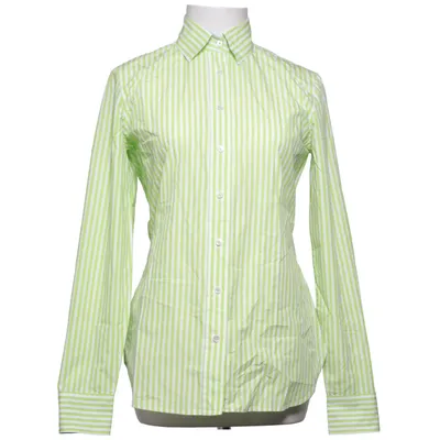 Blouse (Green, White) from Van Laack Cotton